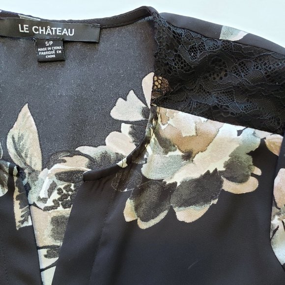 Le Chateau Floral Print Blouse - Picture 4 of 8